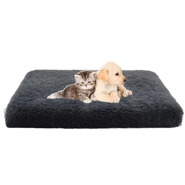 Fluffy Comfy Plush Washable Dog Bed