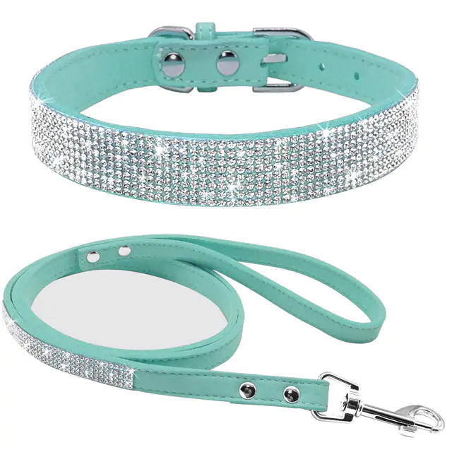 Adjustable Leather Pet Collar 