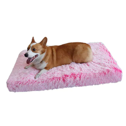 Fluffy Comfy Plush Washable Dog Bed