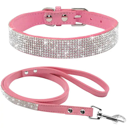 Adjustable Leather Pet Collar 