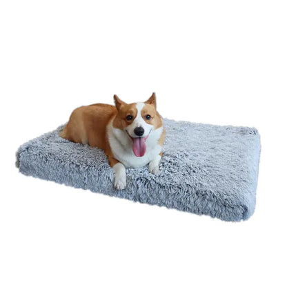 Fluffy Comfy Plush Washable Dog Bed