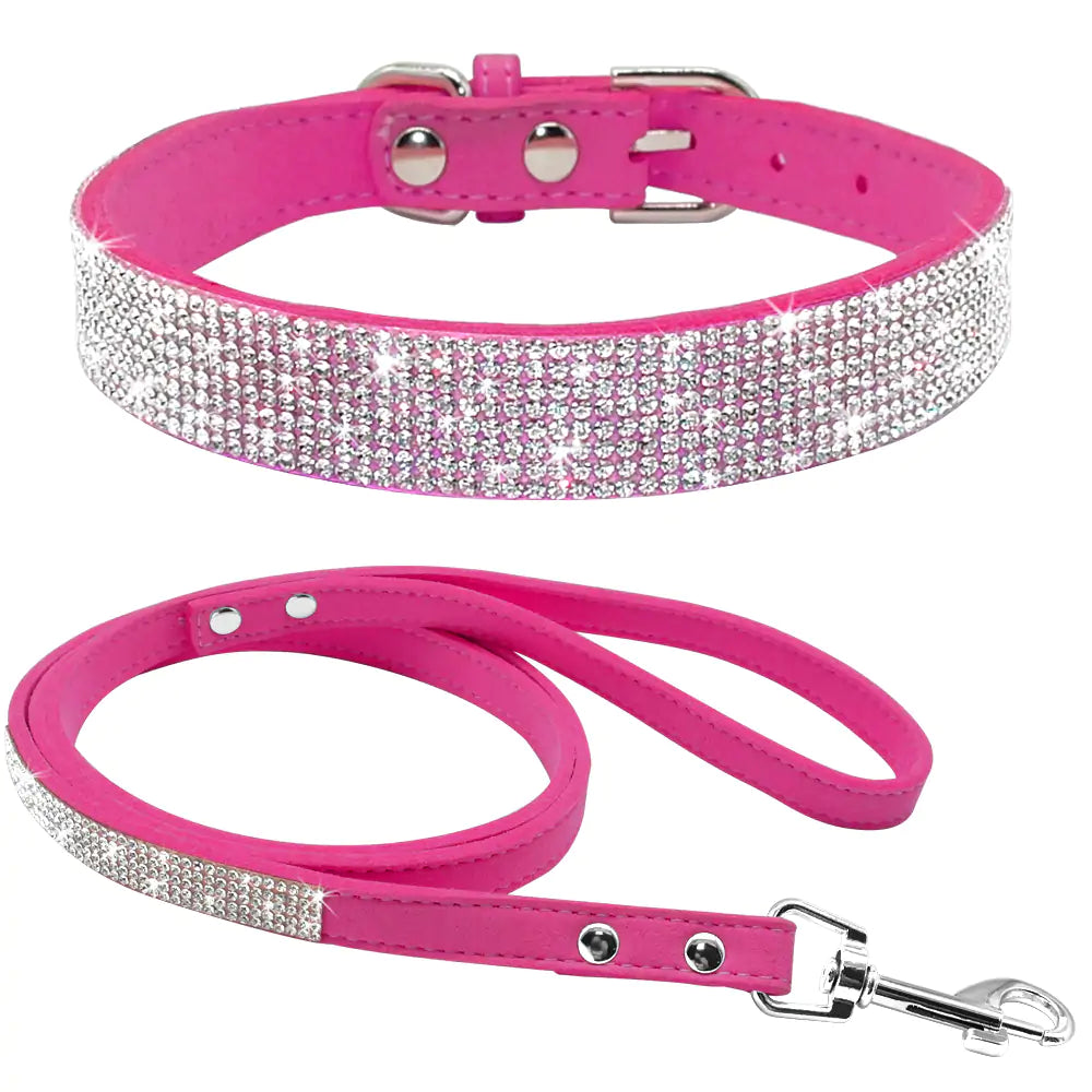 Adjustable Leather Pet Collar 