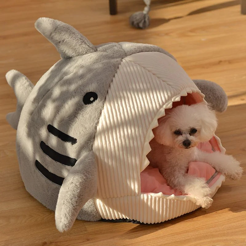 Big Mouth Shark Pet Bed House