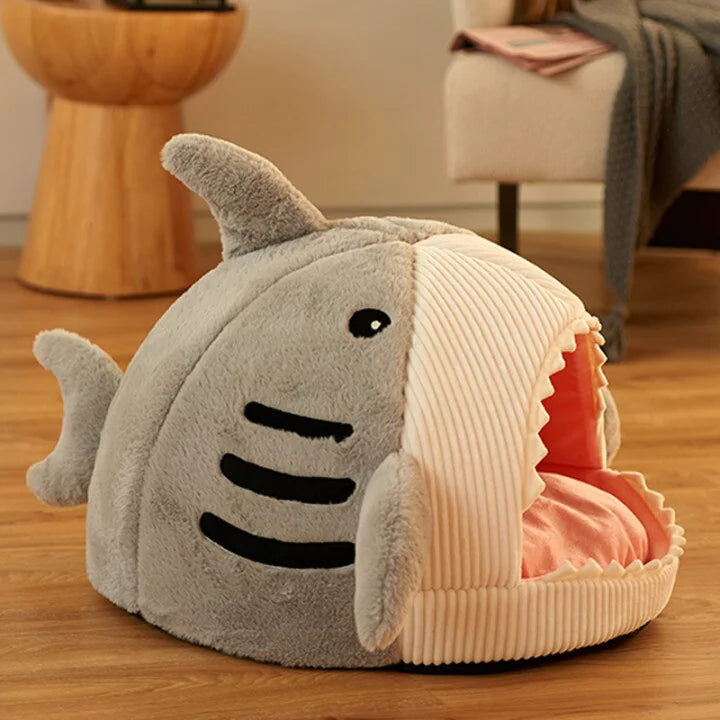 Big Mouth Shark Pet Bed House