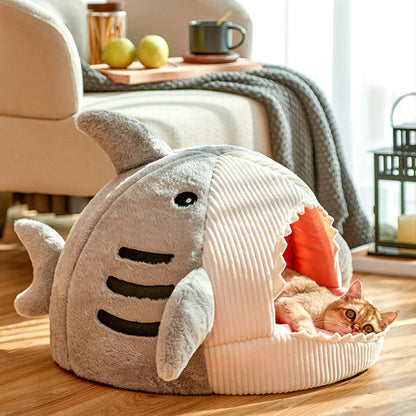 Big Mouth Shark Pet Bed House